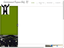 Tablet Screenshot of entertainmentpurposesonly.com